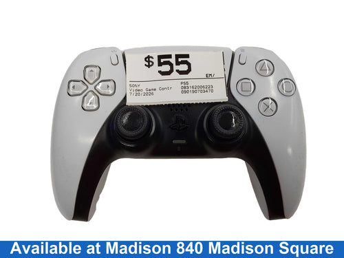 Sony Ps5 White Gaming Controller