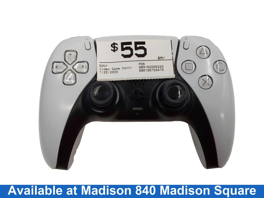 Sony Ps5 White Gaming Controller