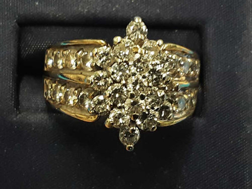 Women's Ring - Yellow Gold 10k (.417) 7 grams Size 20