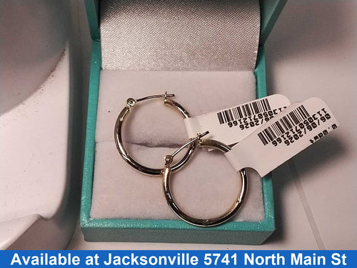 Hoop Earrings - Yellow Gold 14k (.585) 1.1 grams