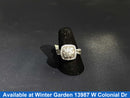 Women's Ring - White Gold 10k (.417) 3.7 grams Size 6.5