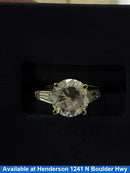 Women's Ring - Solitaire - Yellow Gold 14k (.585) 2.7 grams Size 8.5