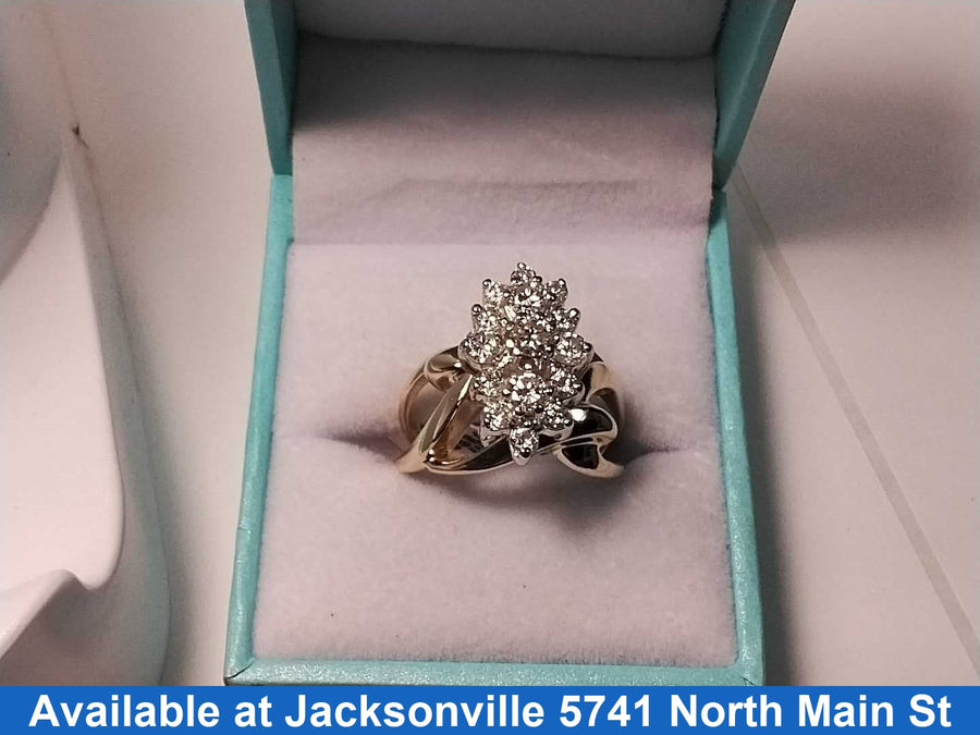 Women's Ring - Yellow Gold 14k (.585) 8.6 grams Size 8