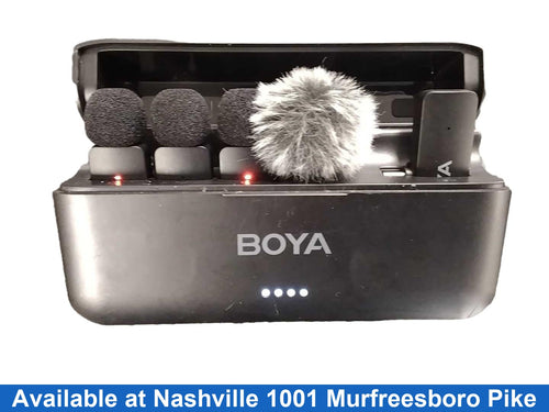 Boya By-v4 Black Cordless Microphone