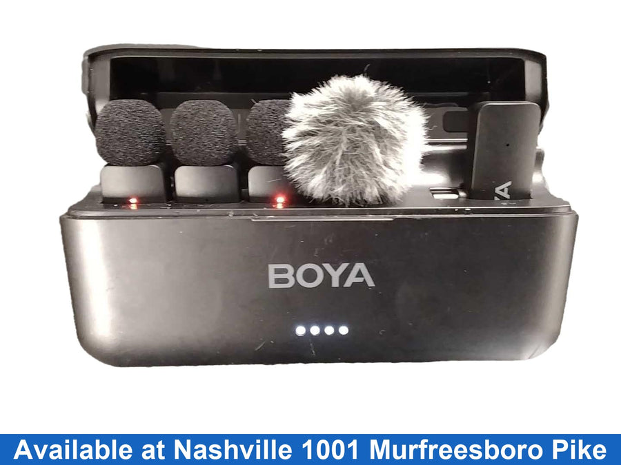 Boya By-v4 Black Cordless Microphone