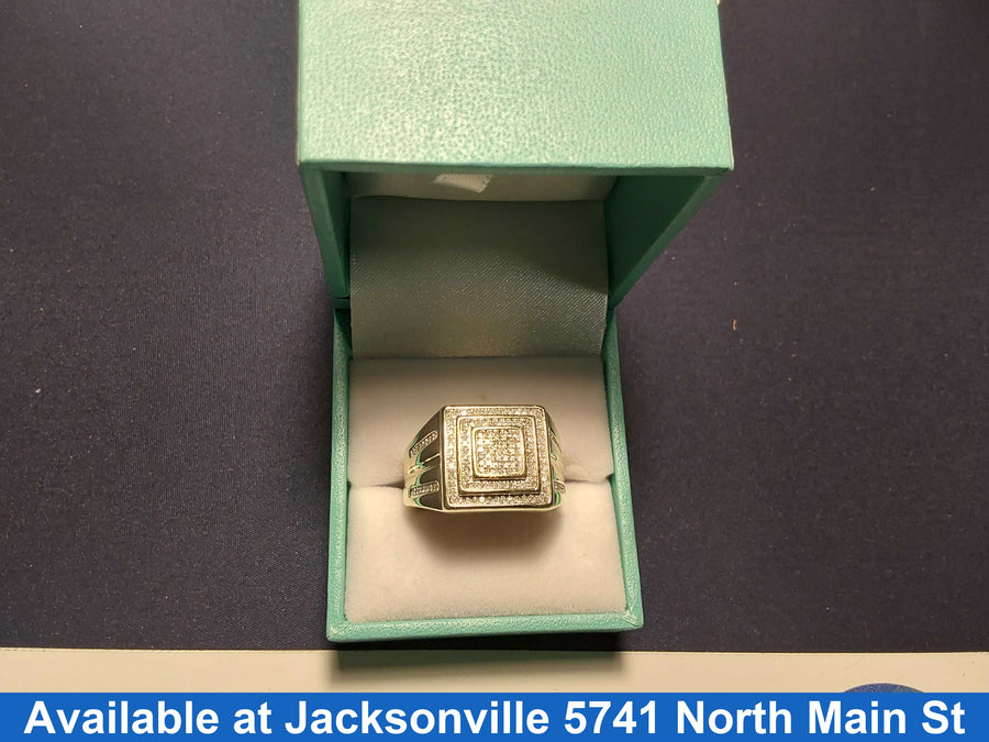 Men's Ring - Yellow Gold 14k (.585) 6.9 grams Size 10.5