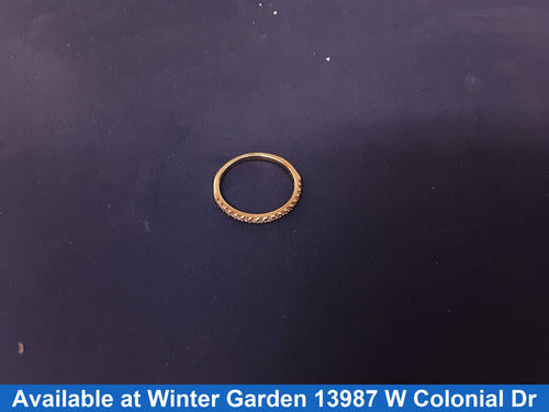 Women's Ring - Yellow Gold 14k (.585) 1.6 grams Size 7