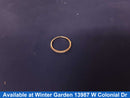 Women's Ring - Yellow Gold 14k (.585) 1.6 grams Size 7