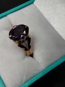 Women's Ring - Solitaire - Yellow Gold 10k (.417) 2.6 grams Size 6.5