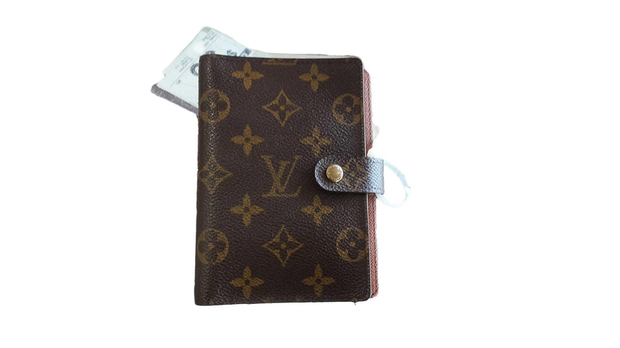 Louis Vuitton Monogram Agenda Pm Brown Wallet