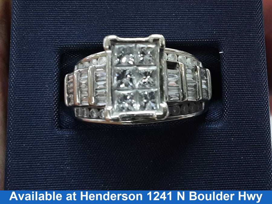 Women's Ring - White Gold 14k (.585) 8.7 grams Size 20