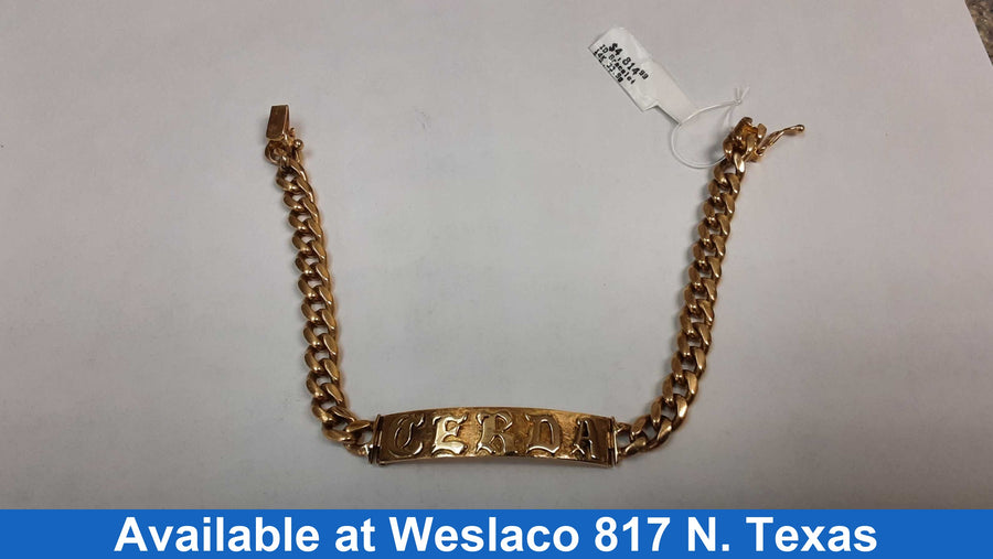 ID Bracelet - Yellow Gold 14k (.585) 33.9 grams 8 inch