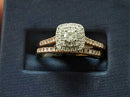 Ring - Engagement Set - Rose Gold 10k (.417) 3.6 grams Size 20