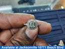 Women's Ring - White Gold 14k (.585) 4.5 grams Size 20