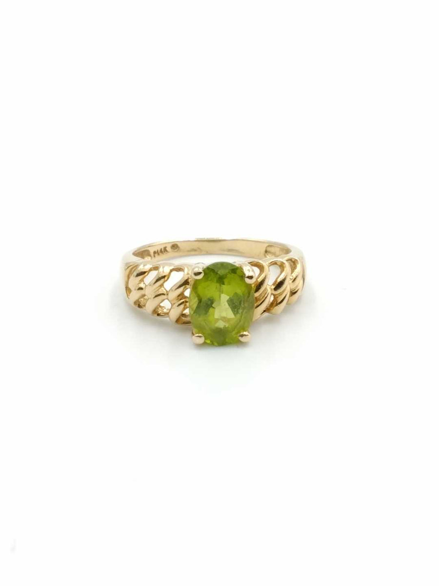 Women's Ring - Yellow Gold 14k (.585) 3.2 grams Size 7