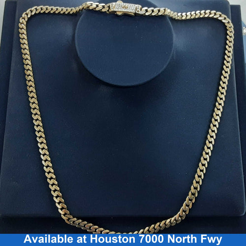 Cuban Link Chain - Yellow Gold 10k (.417) 21.2 grams 20 inch