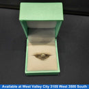 Ring - Engagement Set - White Gold 10k (.417) 2.5 grams Size 8