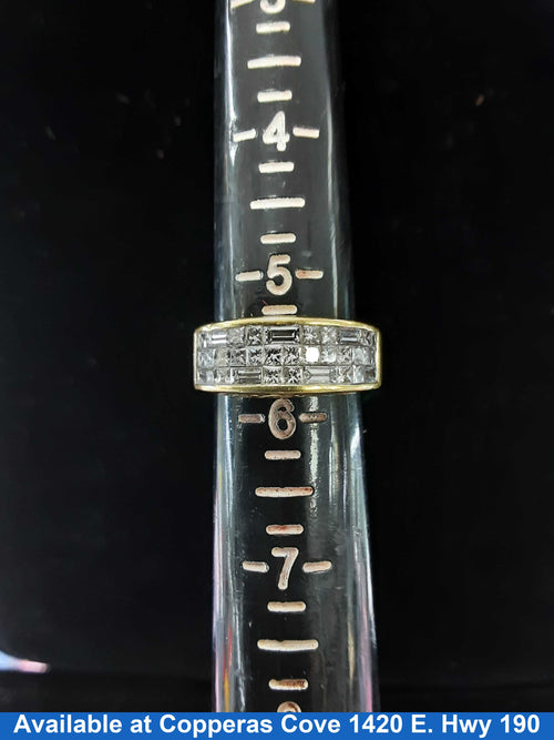 Ring - Wedding Band - Yellow Gold 18k (.750) 8.3 grams Size 6
