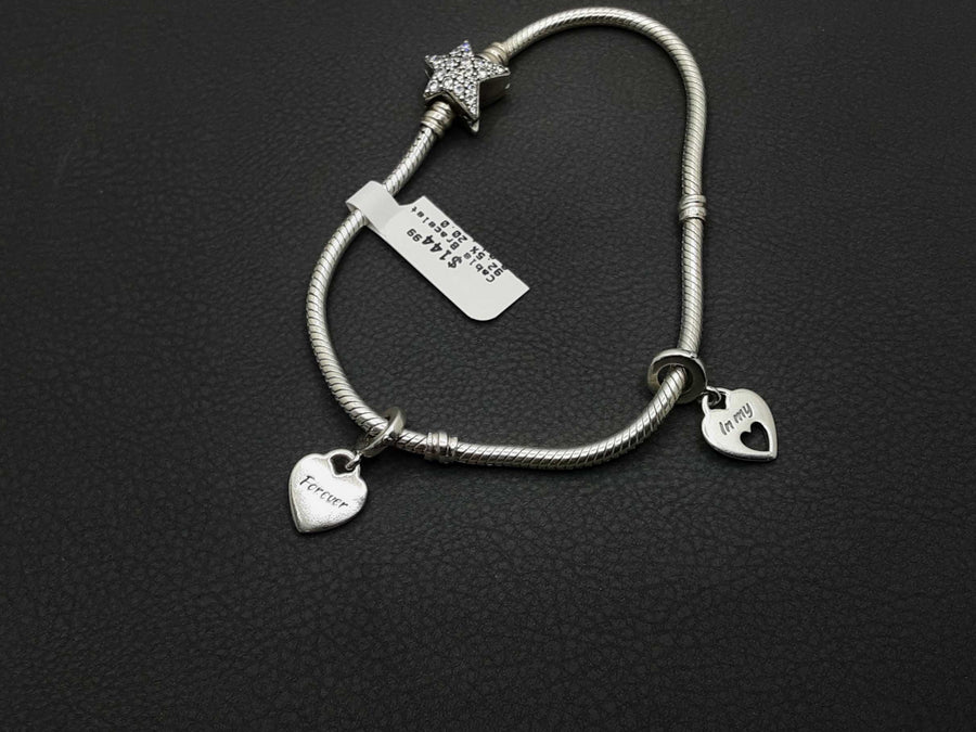 Cable Bracelet - Silver 20 grams 8 inch