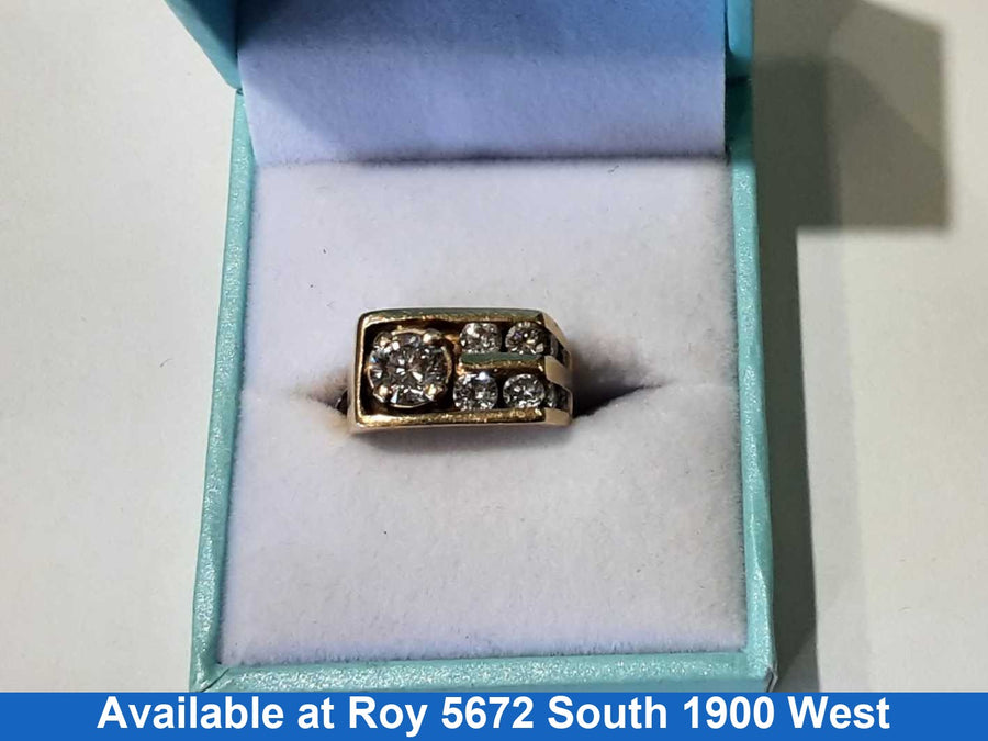 Women's Ring - Yellow Gold 10k (.417) 6.6 grams Size 6