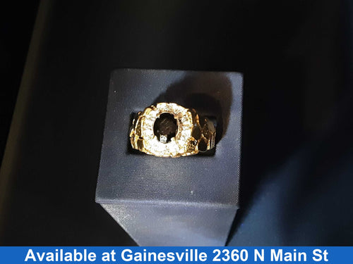 Men's Ring - Yellow Gold 10k (.417) 5.5 grams Size 12