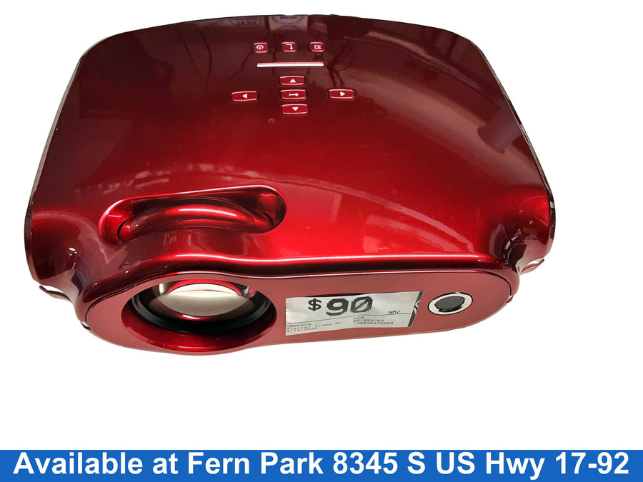 Crenova Red Home Media Projector