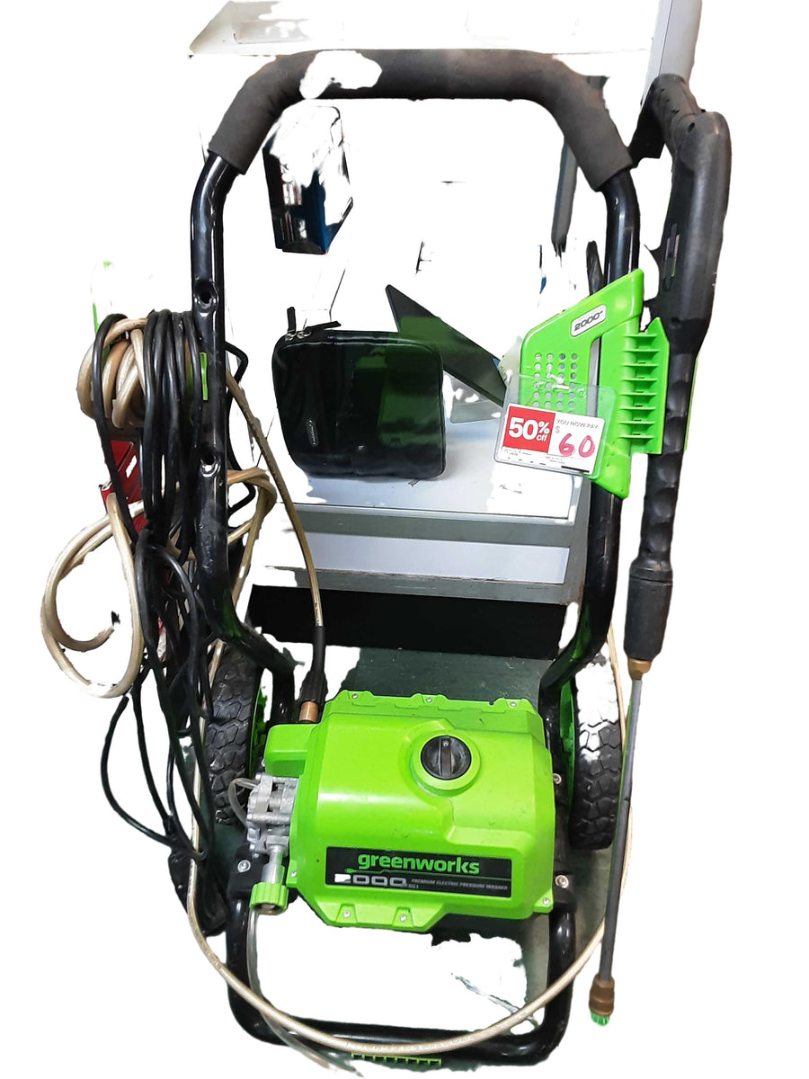 Greenworks Gpw20001rbsc Green Corded Pressure Washer