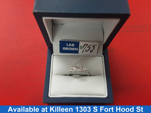 Ring - Wedding Band - White Gold 14k (.585) 2.6 grams Size 9