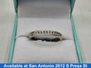 Women's Ring - Anniversary - White Gold 14k (.585) 3.4 grams Size 10