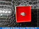 Women's Ring - White Gold 10k (.417) 2.6 grams Size 5.5