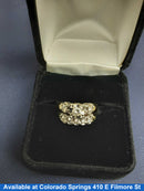 Ring - Wedding Set - Yellow Gold 14k (.585) 4.5 grams Size 8.5