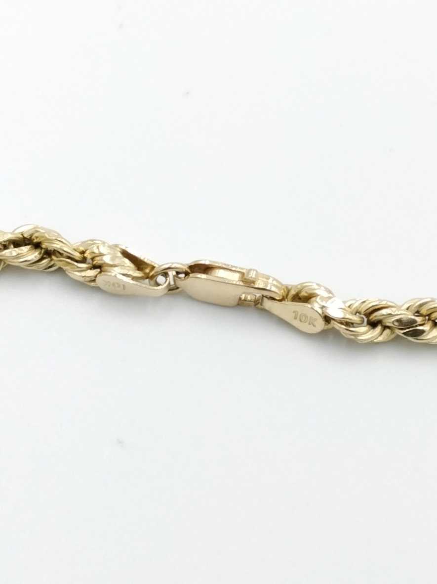 Rope Chain - Yellow Gold 10k (.417) 8 grams 24 inch