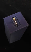 Women's Ring - Solitaire - White Gold 14k (.585) 2.4 grams Size 6.5