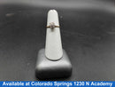 Women's Ring - Solitaire - Yellow Gold 14k (.585) 2 grams Size 5