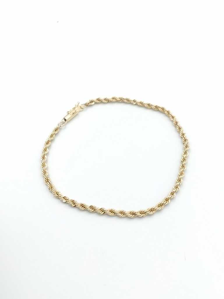 Rope Bracelet - Yellow Gold 10k (.417) 6.2 grams 9 inch