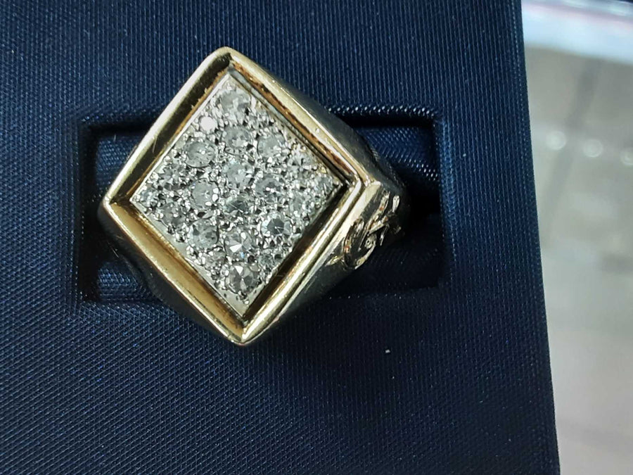 Men's Ring - Yellow Gold 14k (.585) 8.2 grams Size 10