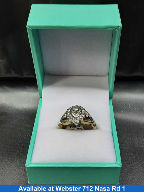Women's Ring - White Gold 14k (.585) 5.8 grams Size 6