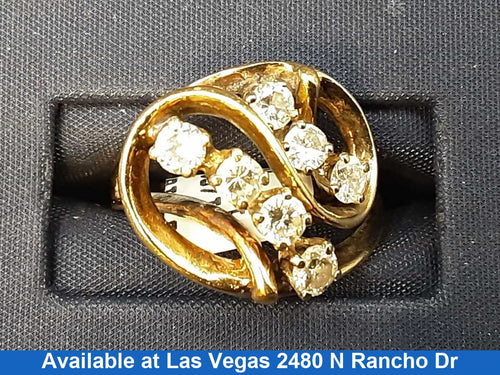 Women's Ring - Yellow Gold 14k (.585) 4.7 grams Size 5