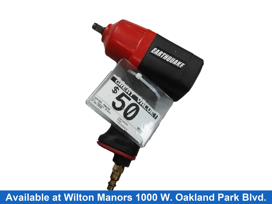 Central Pneumatic Earthquake Red Standard Power Wrench