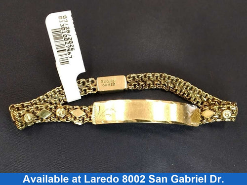 Bracelet - White Gold 10k (.417) 11.1 grams 7 inch