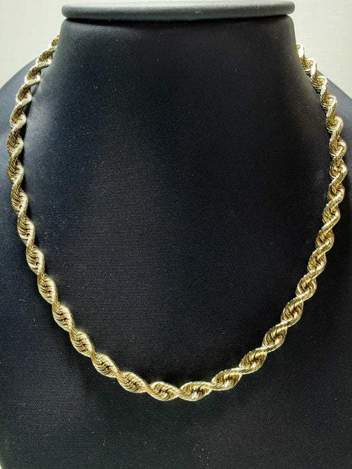 Rope Chain - Yellow Gold 10k (.417) 20.1 grams 20 inch