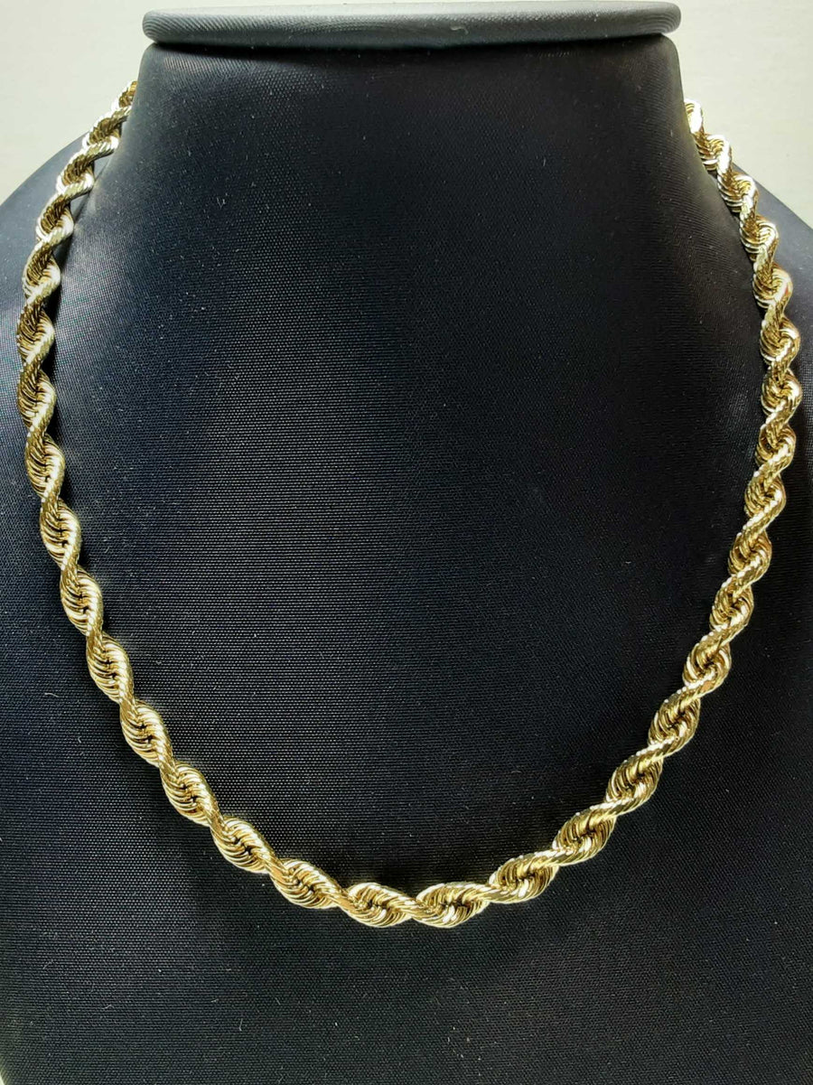 Rope Chain - Yellow Gold 10k (.417) 20.1 grams 20 inch
