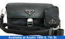 Prada Re-nylon Saffiano Leather Bag Black Purse / Handbag