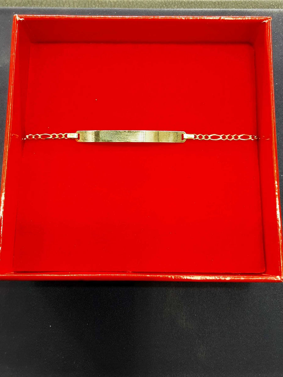 ID Bracelet - Yellow Gold 10k (.417) 1.7 grams 6 inch