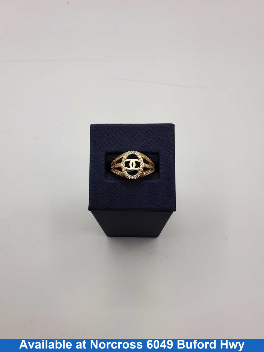 Women's Ring - Yellow Gold 14k (.585) 3.3 grams Size 20