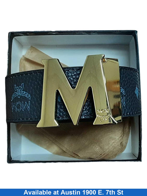 Mcm Reversible Belt Black Belt / Buckle
