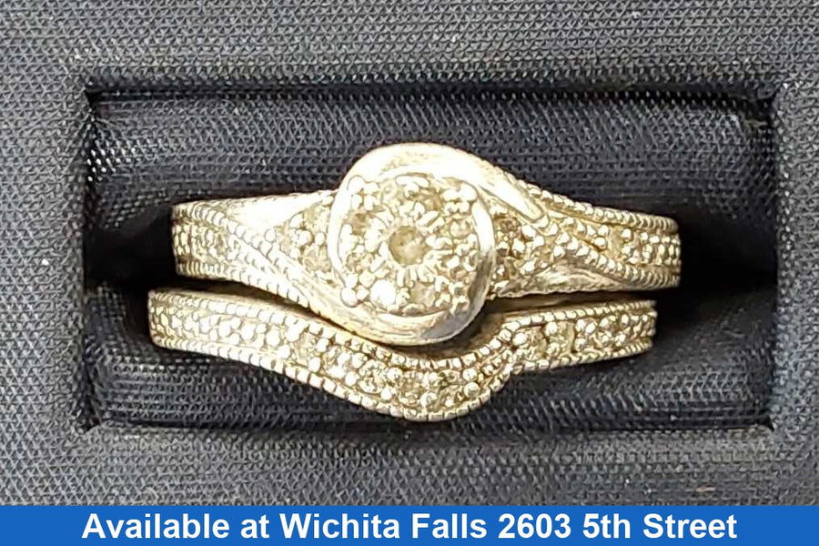 Ring - Wedding Set - Silver 5 grams Size 5