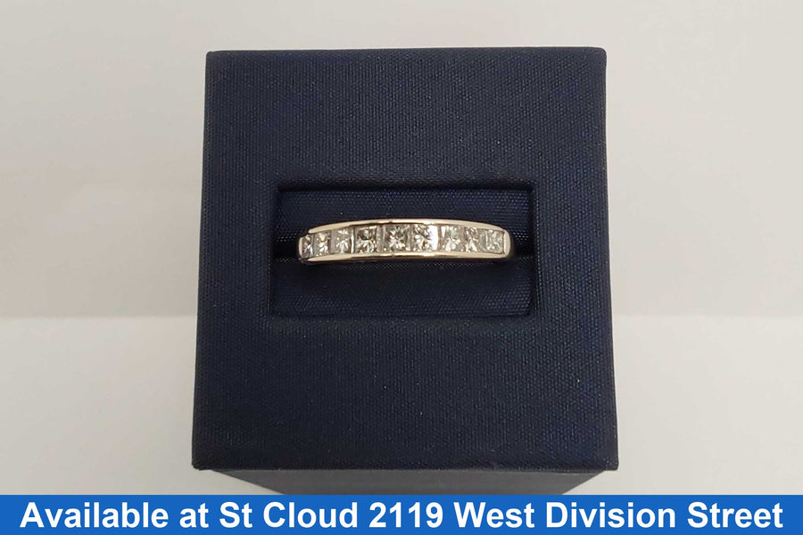 Women's Ring - Anniversary - White Gold 14k (.585) 2.66 grams Size 8
