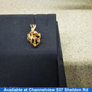 Nugget Pendant - Yellow Gold 14k (.585) 1.5 grams