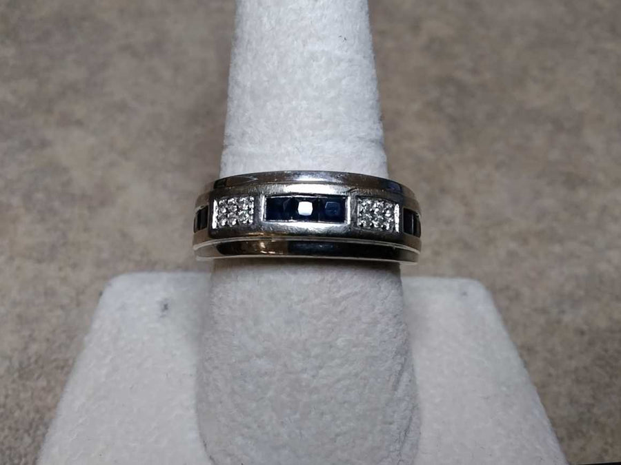 Ring - Wedding Band - White Gold 10k (.417) 6.6 grams Size 10